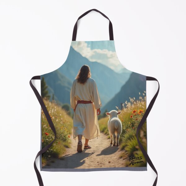 Item preview, Tender Shepherd Love - Jesus and Lamb Print designed and sold by Pastor Reeves Studio.