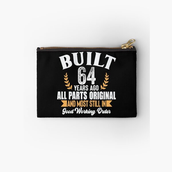 Item preview, Built 64 Years Ago Funny Birthday Shirt – Vintage 64th Birthday Gift Tee designed and sold by popcorntot.