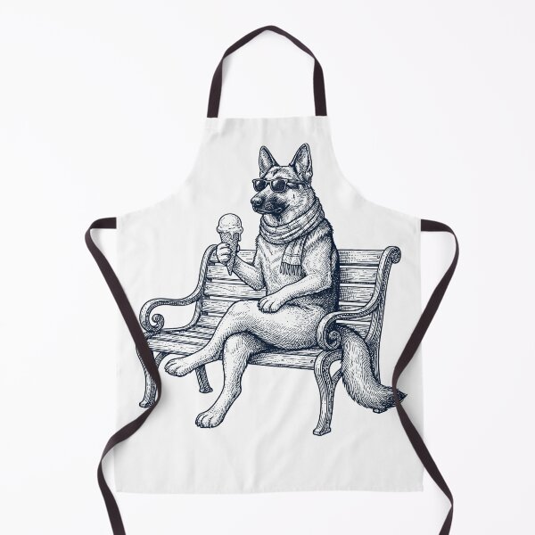 Item preview, German Shepherd Ice Cream Dog Mom Dad designed and sold by DoodleTortle.