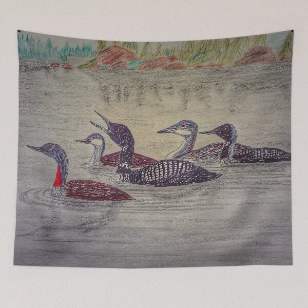 Item preview, Loons study  designed and sold by Matt Starr Fine Art .