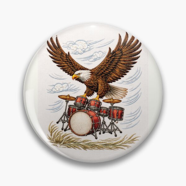 Item preview, "Eagle Spirit and Drums: Music Unleashed" designed and sold by Mansoulstudio.