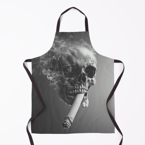 Item preview, Smoking Skull – Skull Made of Smoke Anti-Smoking Art 2 designed and sold by WordPlayStudio.