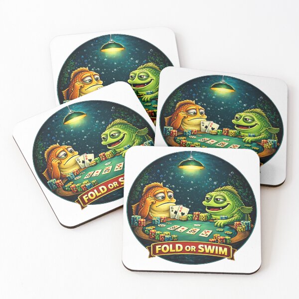 Item preview, Fold or Swim – Funny Poker Fish Cartoon for Poker Players designed and sold by Fa-Shirt01.