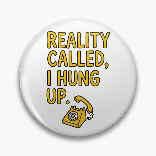 Item preview, Reality called, I hung up - Funny Retro Phone designed and sold by RobertMartinArt.