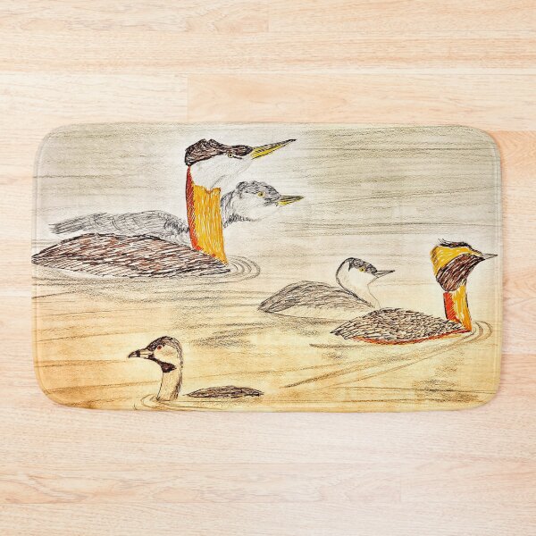 Item preview, Grebes study  designed and sold by Matt Starr Fine Art .