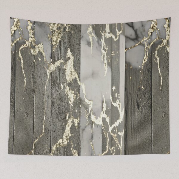 Item preview, Luxurious exposed concrete pattern - Brutalism, gold, marble designed and sold by Ascooepics.