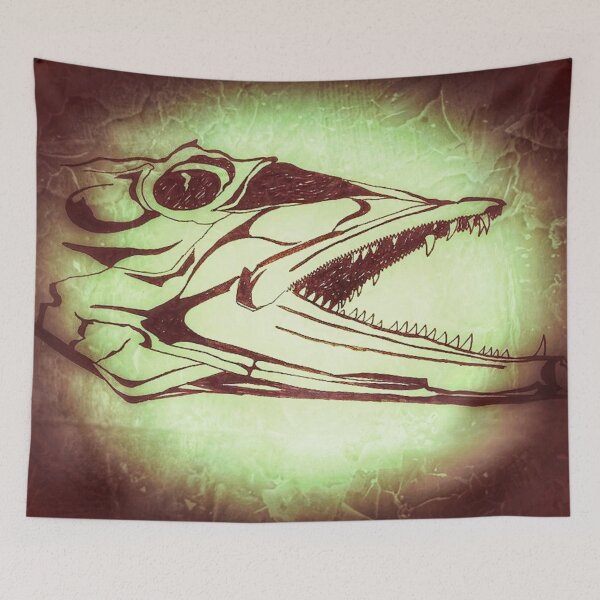 Item preview, Barracuda Attack Grunge designed and sold by Matt Starr Fine Art .
