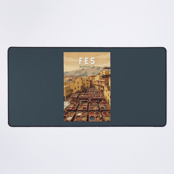 Item preview, Fes Morocco Illustration Travel Art Vintage designed and sold by KrisSidDesigns.