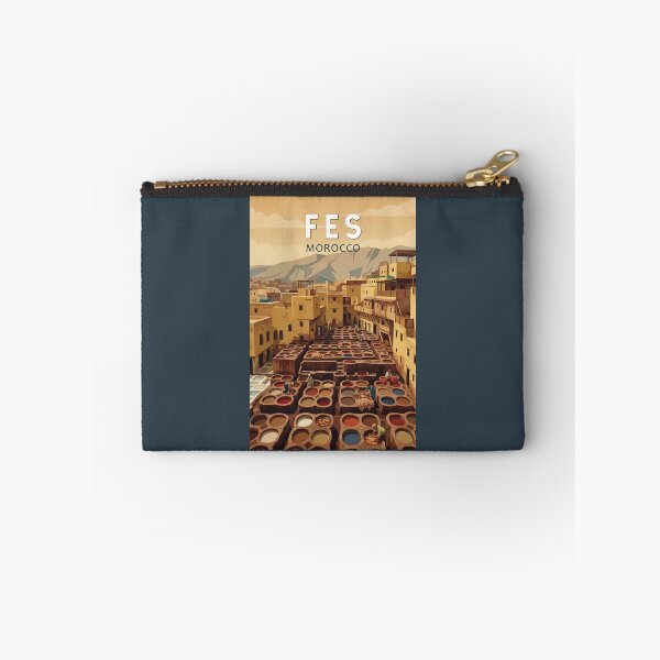 Item preview, Fes Morocco Illustration Travel Art Vintage designed and sold by KrisSidDesigns.