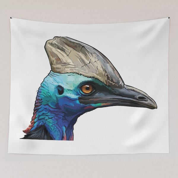 Item preview, Modern Day Dinosaur Cassowary Prehistoric Art designed and sold by Petzzz.