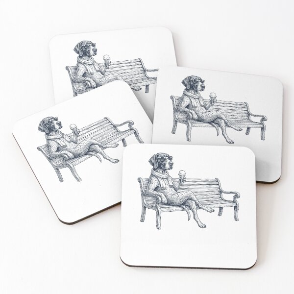 Item preview, German Shorthaired Pointer Ice Cream Dog Mom Dad designed and sold by DoodleTortle.