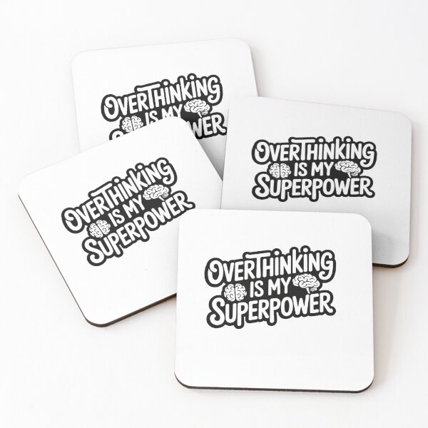 Item preview, Overthinking Is My Superpower | Funny Mental Health T-Shirt designed and sold by RALYSHOP.