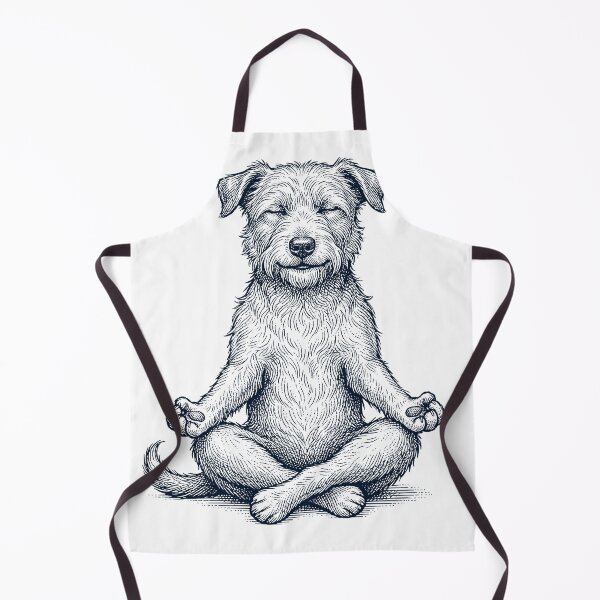 Item preview, Vintage Glen of Imaal Terrier Yoga Lotus Meditation Dog Lover designed and sold by DoodleTortle.