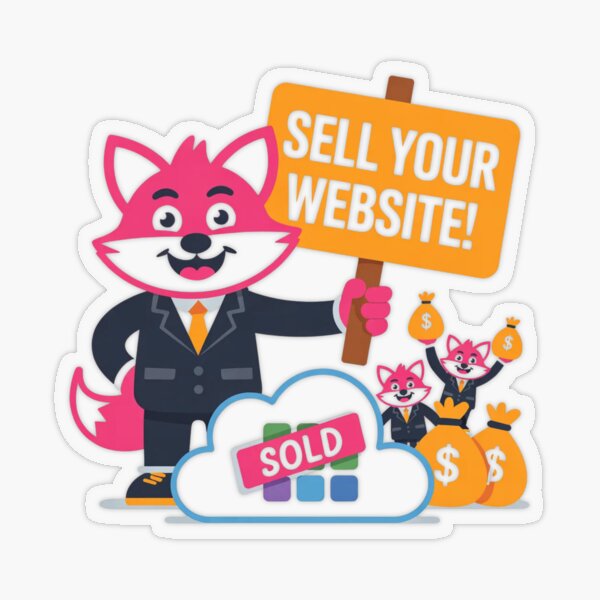 Online Sell Website Idea Transparent Sticker