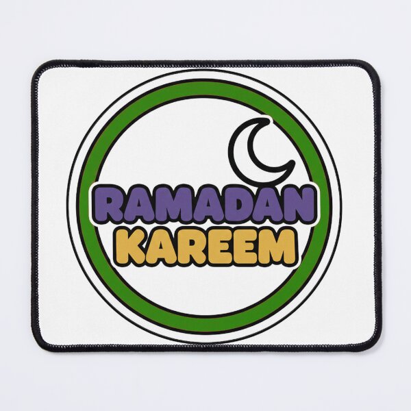 Item preview, Ramadan Kareem Badge Design with Crescent Moon – Festive Islamic Art designed and sold by mbmstores.