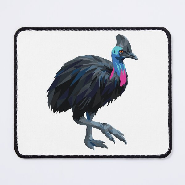 Item preview, Neon Nightmare Colorful Cassowary Head designed and sold by Petzzz.