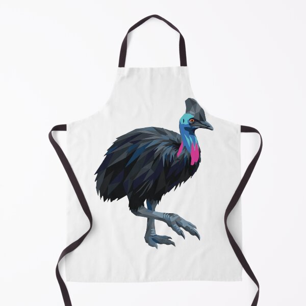 Item preview, Neon Nightmare Colorful Cassowary Head designed and sold by Petzzz.