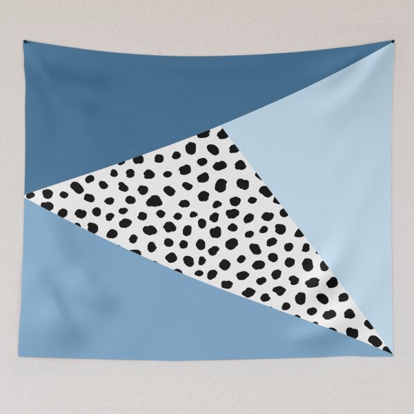 Item preview, Blue Geometric with Spots designed and sold by OneThreeSix.