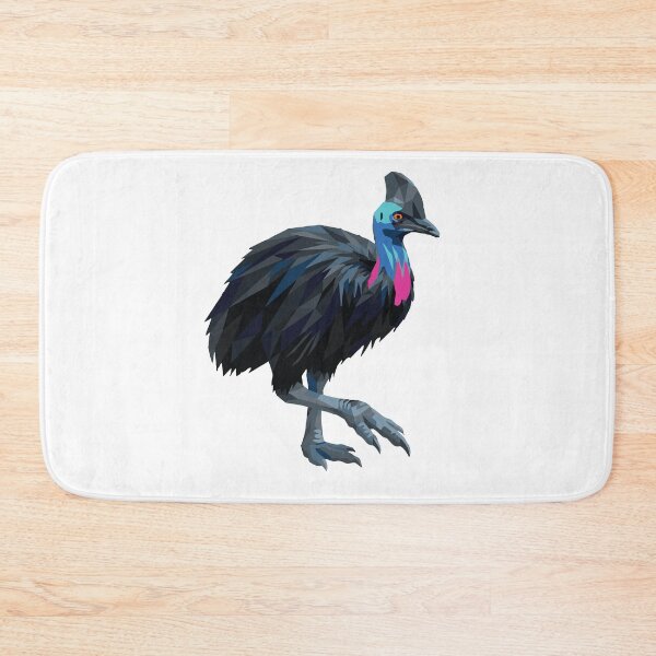Item preview, Neon Nightmare Colorful Cassowary Head designed and sold by Petzzz.
