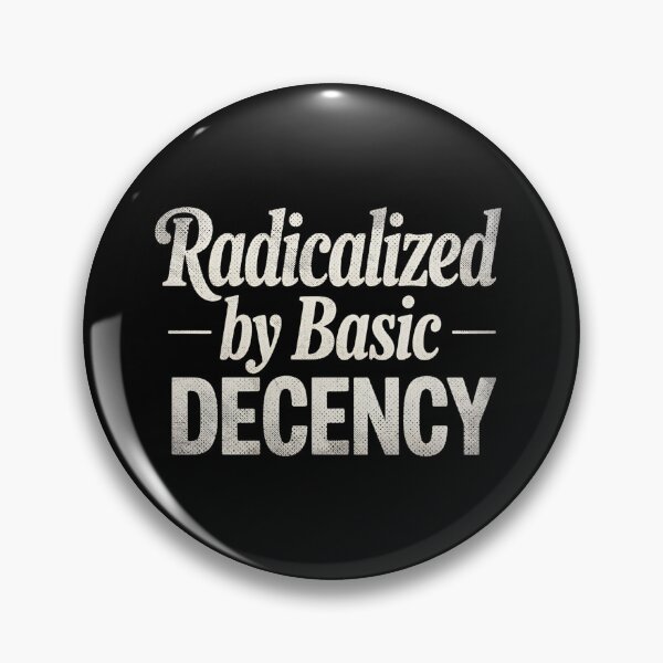 Item preview, Radicalized by Basic Decency Vintage Typography Shirt designed and sold by phiawdesign9.