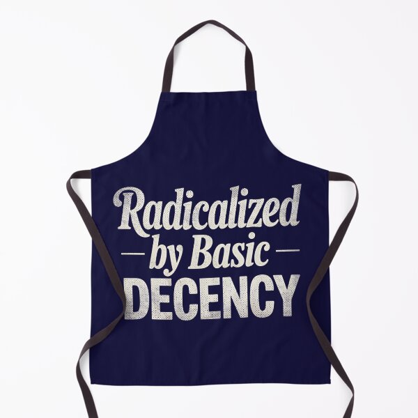 Item preview, Radicalized by Basic Decency Vintage Typography Shirt designed and sold by phiawdesign9.