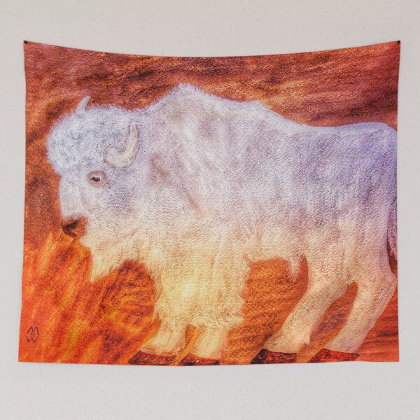 Item preview, The Great White Buffalo designed and sold by Matt Starr Fine Art .