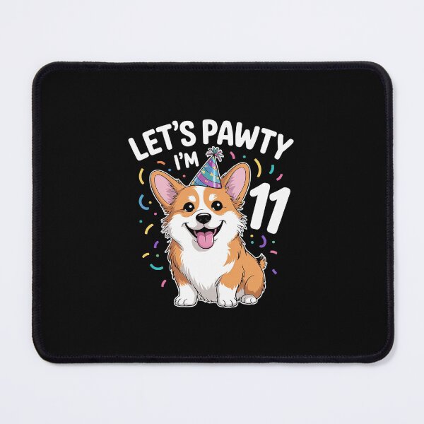Item preview, 11 Years Old Corgi Dog Lover 11th Birthday Party Outfit Kid designed and sold by MarkLeedsArt.