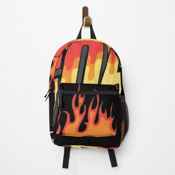 Item preview, Bold Y2K Streetwear Graphic with Melting Orange Flames designed and sold by Goat.Shop-28.