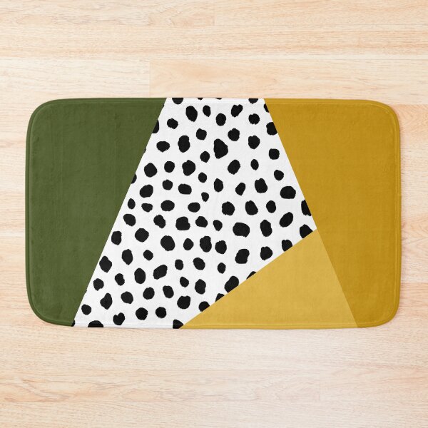 Item preview, Geometric with Spots, Green and Yellow  designed and sold by OneThreeSix.