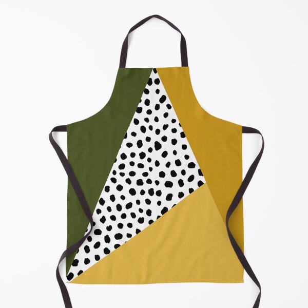 Item preview, Geometric with Spots, Green and Yellow  designed and sold by OneThreeSix.
