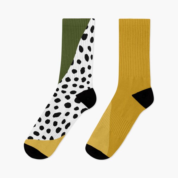 Item preview, Geometric with Spots, Green and Yellow  designed and sold by OneThreeSix.