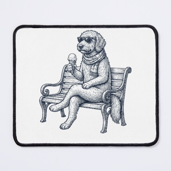 Item preview, Goldendoodle Ice Cream Dog Mom Dad designed and sold by DoodleTortle.