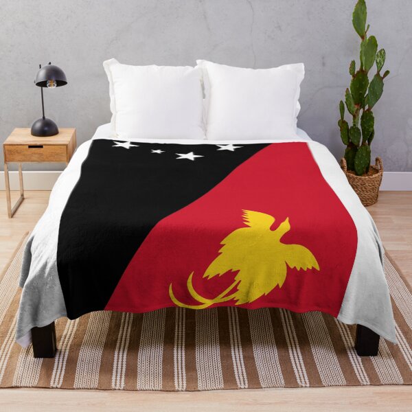 Item preview, Vertical Papua New Guinea Flag Design designed and sold by NTGUILTY.