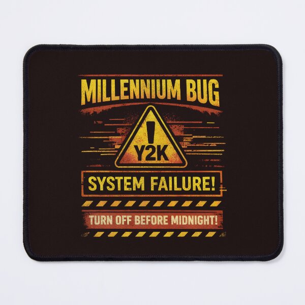 Item preview, Millennium Bug Warning – Y2K System Failure Retro Design designed and sold by phiawdesign9.