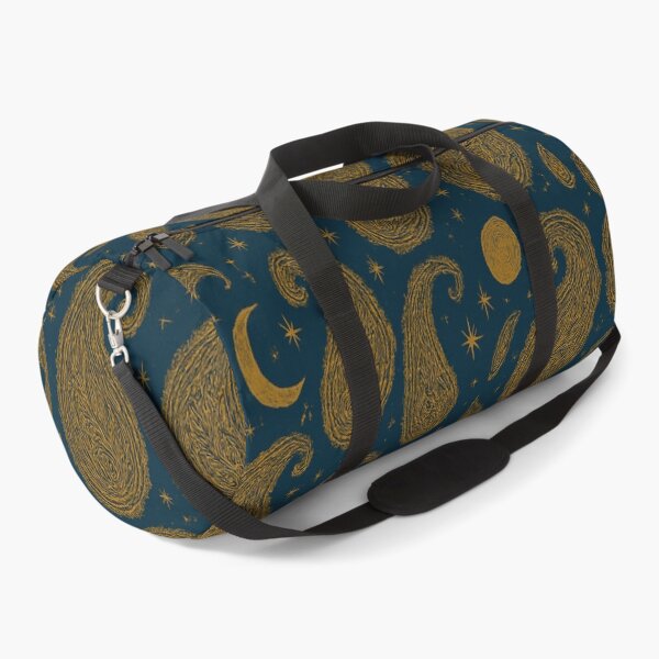 Item preview, Golden Paisley Cosmos – Celestial Night Pattern designed and sold by nigejohn.
