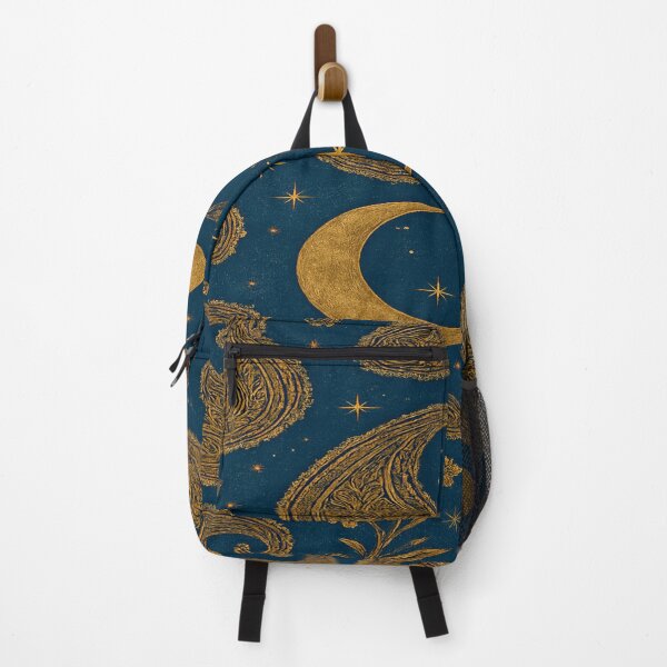 Item preview, Golden Paisley Cosmos – Celestial Night Pattern designed and sold by nigejohn.