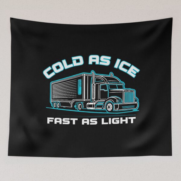 Item preview, Cold As Ice - Fast As Light / Trucker Style designed and sold by BounoWorld.