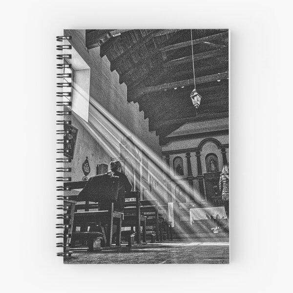 Item preview, Light Rays Tilcara Church Jujuy Black and White Photography designed and sold by Keltoi-art.