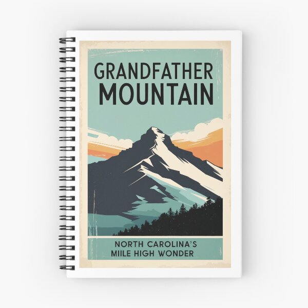 Item preview, Grandfather Mountain NC – Retro Poster designed and sold by bobparduephoto.