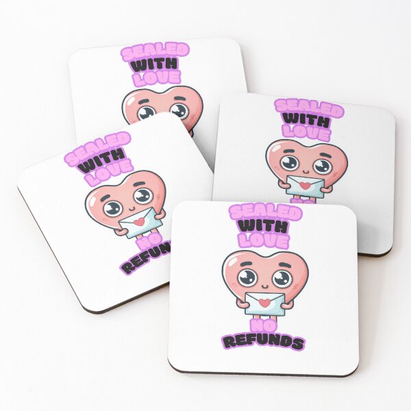 Item preview, Sealed With Love – No Refunds | Funny Valentine’s Sticker & Gift designed and sold by RBCreates.