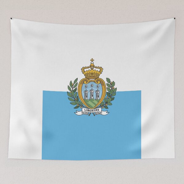Item preview, Vertical San Marino Flag Design designed and sold by NTGUILTY.