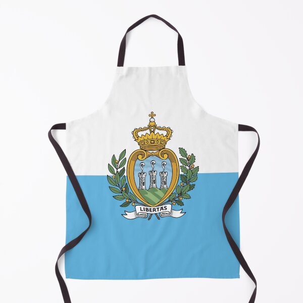 Item preview, Vertical San Marino Flag Design designed and sold by NTGUILTY.