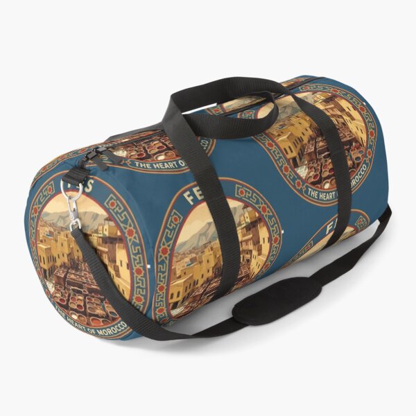 Item preview, Fes Morocco Illustration Travel Art Badge designed and sold by KrisSidDesigns.