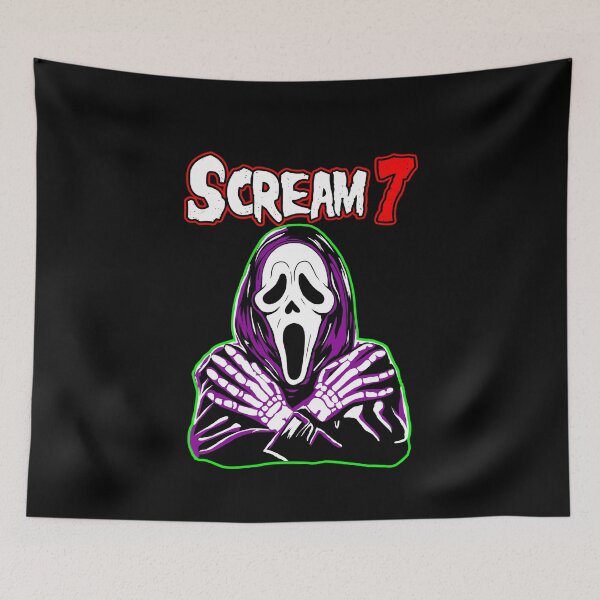 Item preview, scream 7 ghostface skulls killer designed and sold by Blck-Acid-Devil.