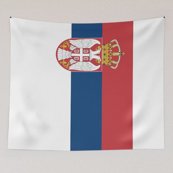 Item preview, Vertical Serbia Flag Design designed and sold by NTGUILTY.