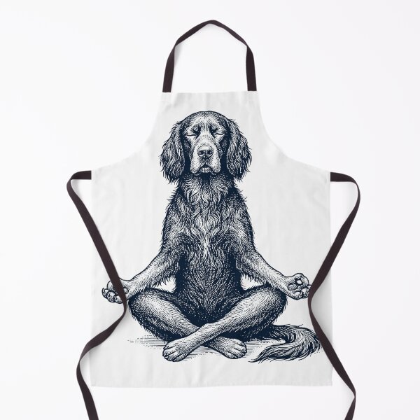 Item preview, Vintage Gordon Setter Yoga Lotus Meditation Dog Lover designed and sold by DoodleTortle.