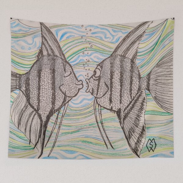 Item preview, Angelfish Surprise designed and sold by Matt Starr Fine Art .