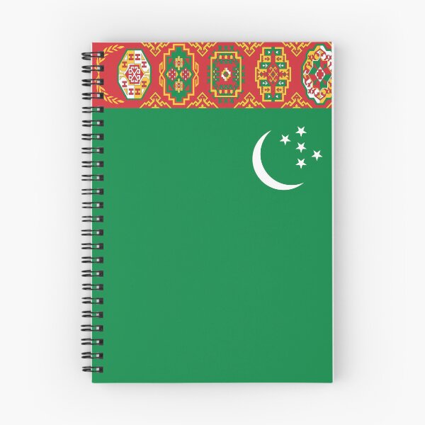 Item preview, Vertical Turkmenistan Flag Design designed and sold by NTGUILTY.