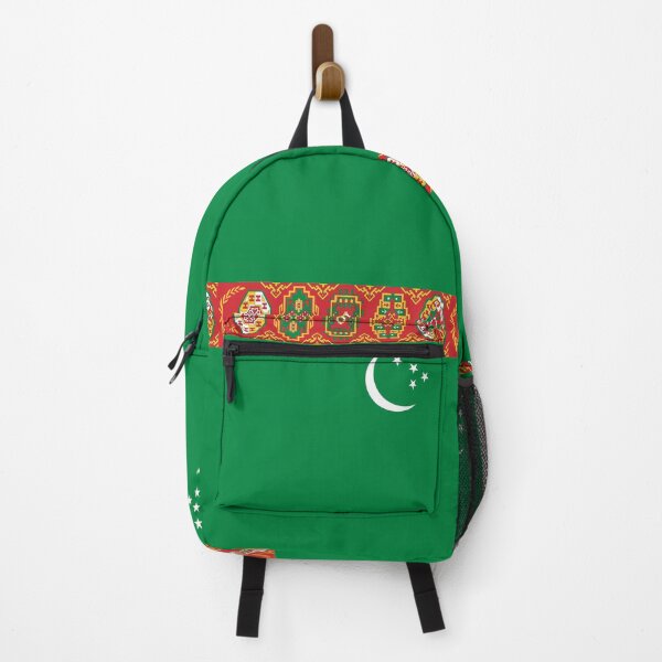 Item preview, Vertical Turkmenistan Flag Design designed and sold by NTGUILTY.