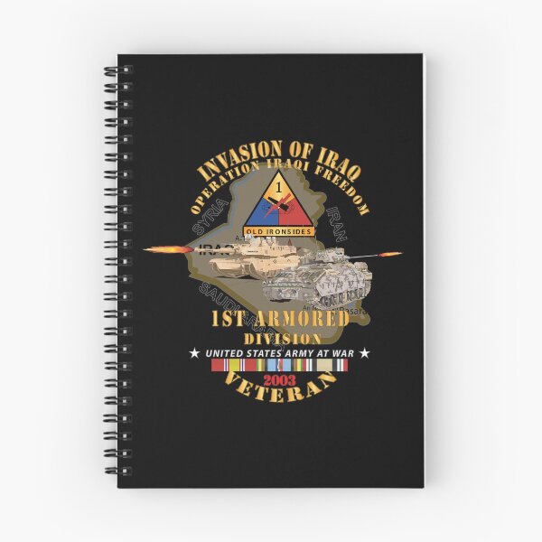 Item preview, Army - 1st Armored Division - OIF - Invasion - 2003 w IRAQ SVC X 300 designed and sold by Military Insignia Products.